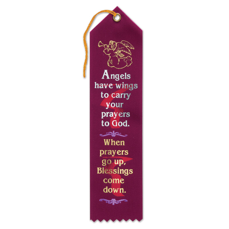 Angels Have Wings Ribbon – 2" x 8"