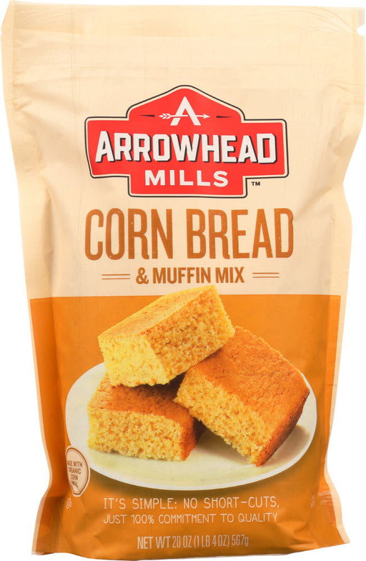 ARROWHEAD MILLS: Mix Corn Bread and Muffin, 20 oz - No Brand For Less 