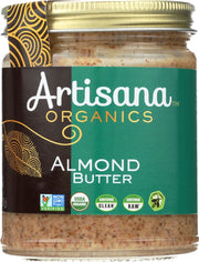 ARTISANA: Organic Raw Almond Butter, 8 oz - No Brand For Less