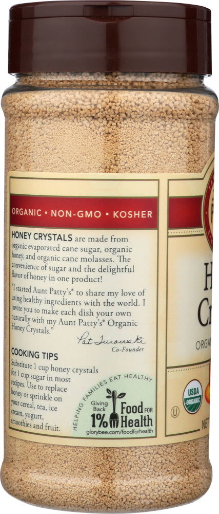 AUNT PATTY: Honey Crystals Organic, 12 oz - No Brand For Less 