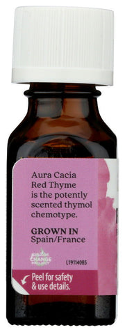 AURA CACIA: 100% Pure Essential Oil Red Thyme, 0.5 Oz - No Brand For Less