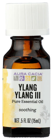 AURA CACIA: 100% Pure Essential Oil Ylang Ylang III, 0.5 Oz - No Brand For Less