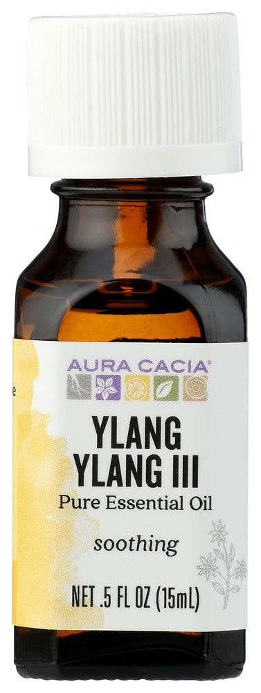 AURA CACIA: 100% Pure Essential Oil Ylang Ylang III, 0.5 Oz - No Brand For Less