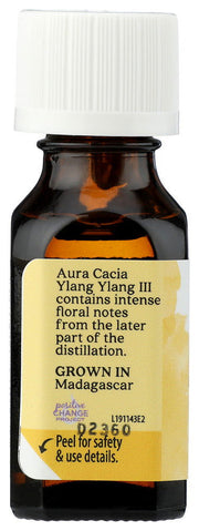 AURA CACIA: 100% Pure Essential Oil Ylang Ylang III, 0.5 Oz - No Brand For Less