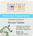AURA CACIA: Aromatherapy Shower Tablets Reviving Peppermint 3 tablets (1 oz each), 3 oz - No Brand For Less 