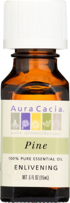 AURA CACIA: Essential Oil Pine, 0.5 oz - No Brand For Less 