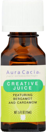 AURA CACIA: Essential Oil Solutions Creative Juice, 0.5 oz - No Brand For Less