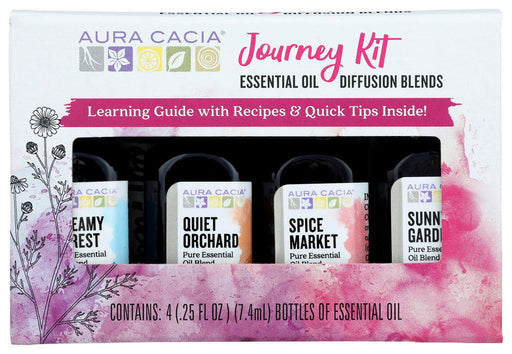 AURA CACIA: Journey To Diffusion Kit Essential Oil, 1 fo - No Brand For Less