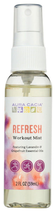 AURA CACIA: Mist Workout Refresh, 2 OZ - No Brand For Less 
