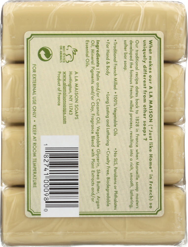 A LA MAISON DE PROVENCE: Rosemary Mint Bar Soap 4pk, 14 oz - No Brand For Less