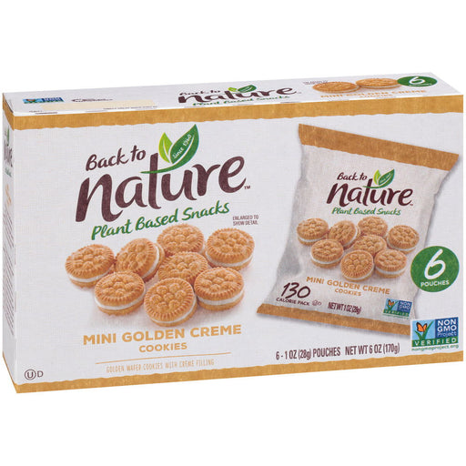 BACK TO NATURE: Cookie Gldn Crm Grab Go, 6 oz - No Brand For Less 