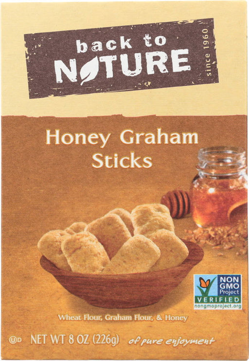 BACK TO NATURE: Honey Graham Sticks, 8 oz - No Brand For Less 