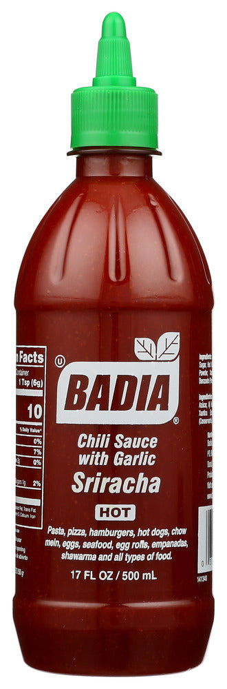 BADIA: Chili Sriracha Sauce, 17 oz - No Brand For Less
