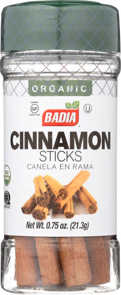 BADIA: Cinnamon Sticks Organic, 0.75 oz - No Brand For Less 