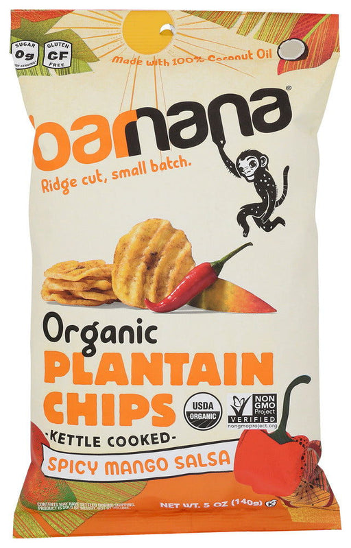 BARNANA: Chip Plntn Spcy Mngo Org, 5 OZ - No Brand For Less 