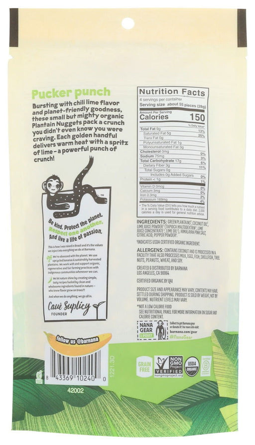 BARNANA: Nuggets Plntn Chili Org, 4 OZ - No Brand For Less 