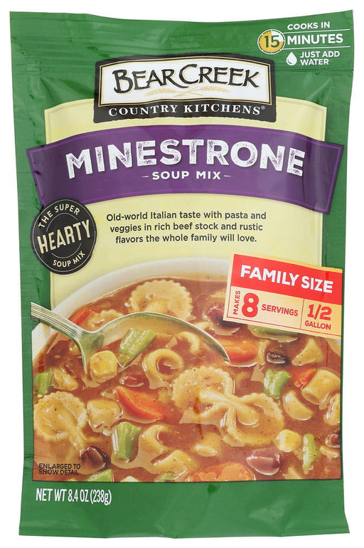 BEAR CREEK: Minestrone Soup Mix, 8.4 oz - No Brand For Less