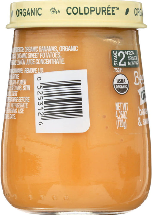 BEECH NUT: 2nd Stage Organic Banana, Mango & Sweet Potato, 4.25 oz - No Brand For Less 
