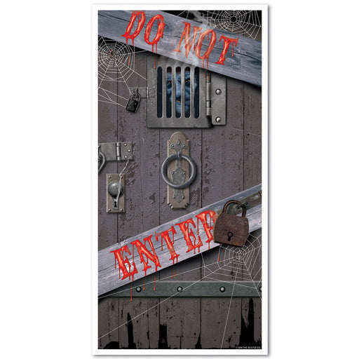 Spooky Halloween Door Cover – 5' x 30" – (1/Pkg) by Beistle Door Covers