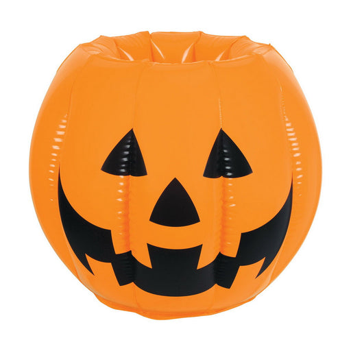 Inflatable Jack-O-Lantern Cooler – 22"W x 15½"H – (1/Pkg) by Beistle for Halloween Inflatables