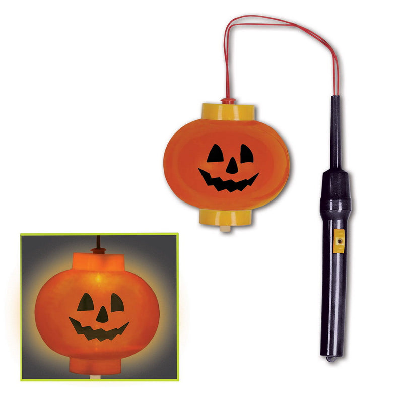 Light-Up Pumpkin Lantern – 4" – (1/Pkg) by Beistle for Halloween Light Up