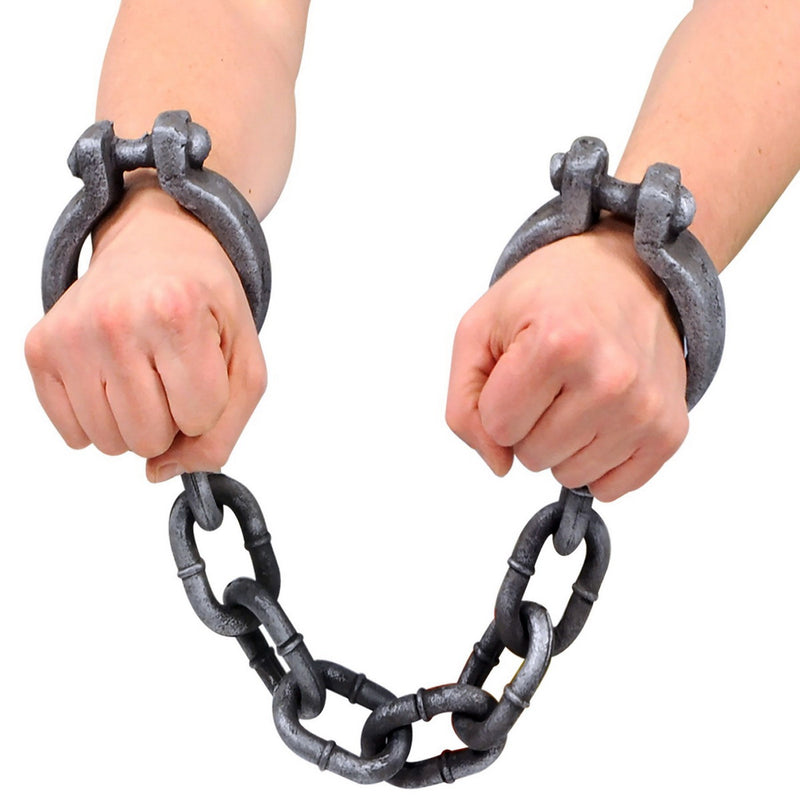 Plastic Shackles – 24" – (1/Pkg) by Beistle for Halloween Props