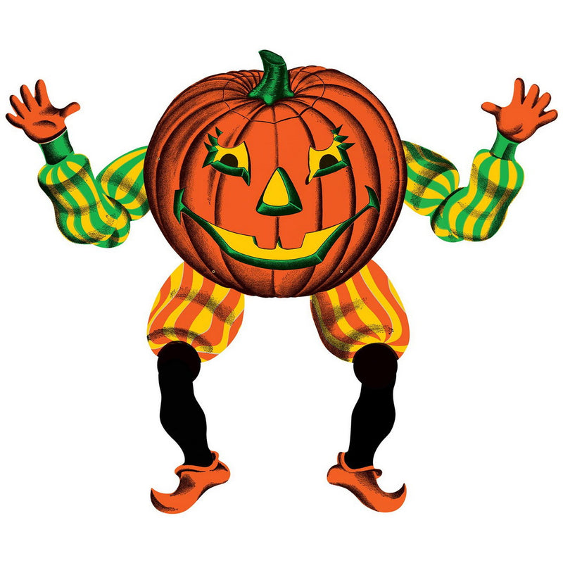 Vintage Halloween Jointed Goblin – 30" – (1/Pkg) by Beistle for Halloween-Vintage Printed Both Sides