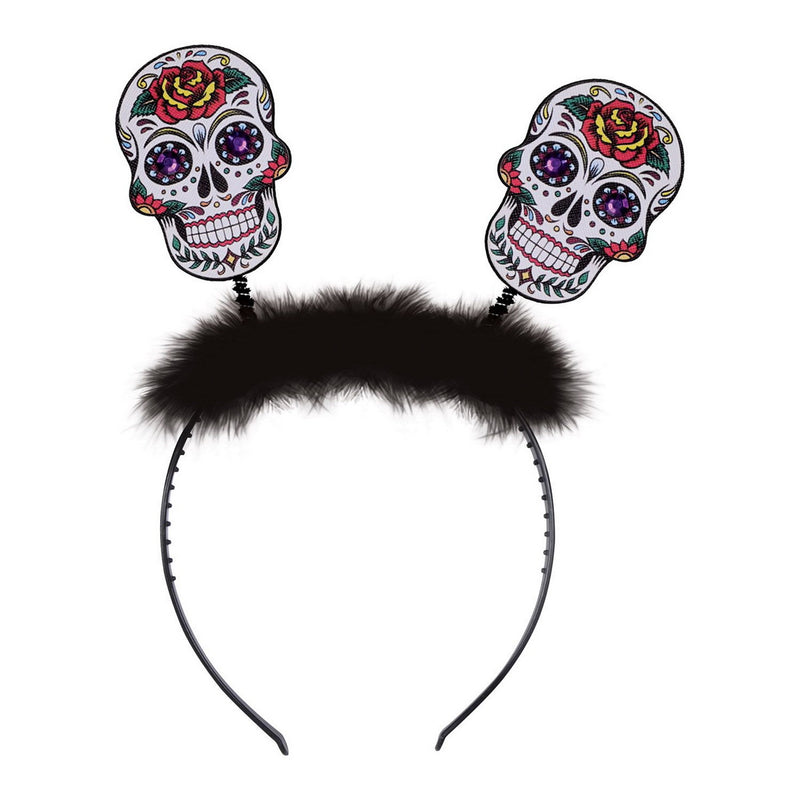 Day Of The Dead Sugar Skull Boppers – (1/Card) by Beistle Boppers and Headbands