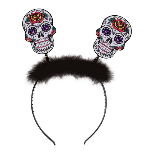 Day Of The Dead Sugar Skull Boppers – (1/Card) by Beistle Boppers and Headbands