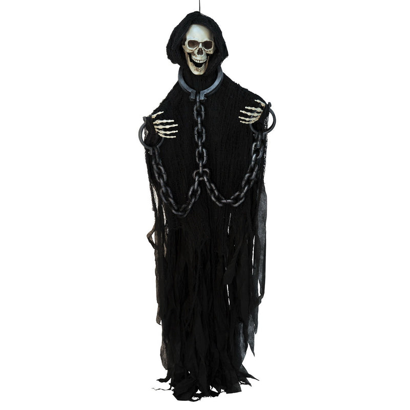 Skeleton w/Chains Creepy Creature – 6' – (1/Poly Bag) by Beistle for Halloween Creepy Creatures