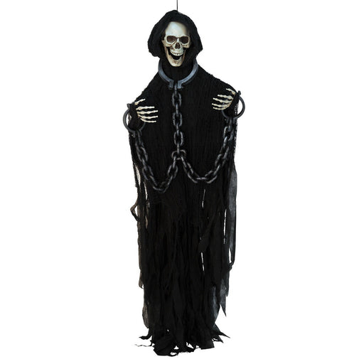 Skeleton w/Chains Creepy Creature – 6' – (1/Poly Bag) by Beistle for Halloween Creepy Creatures