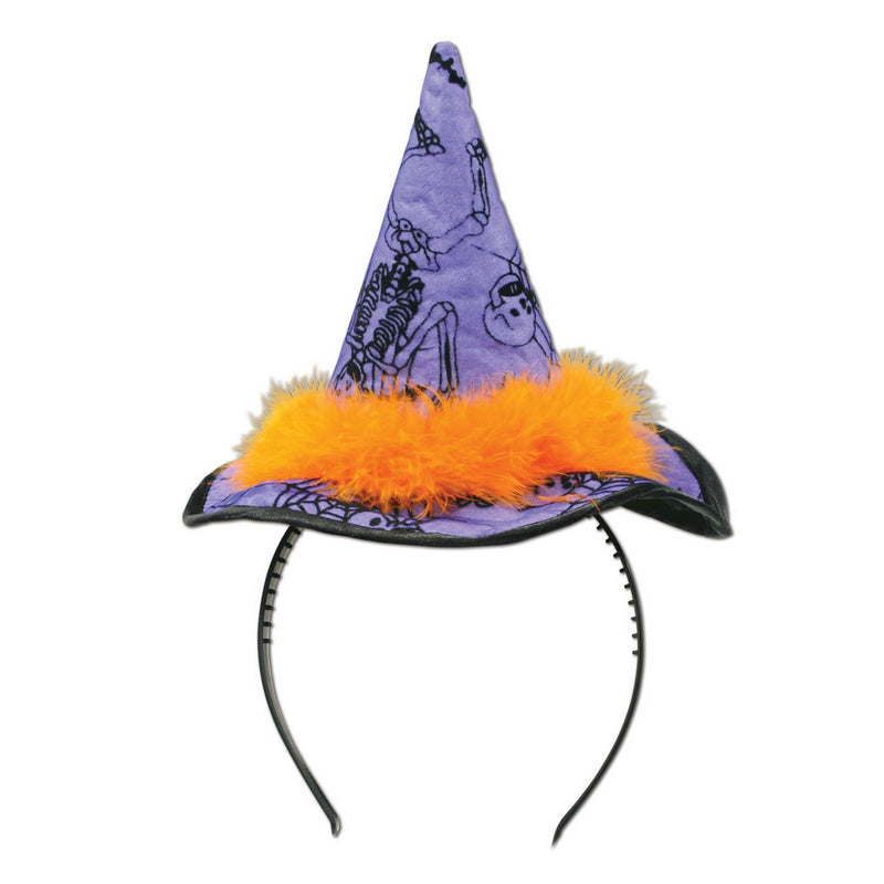 Witch Hat Headband – (1/Card) by Beistle for Halloween Boppers and Headbands