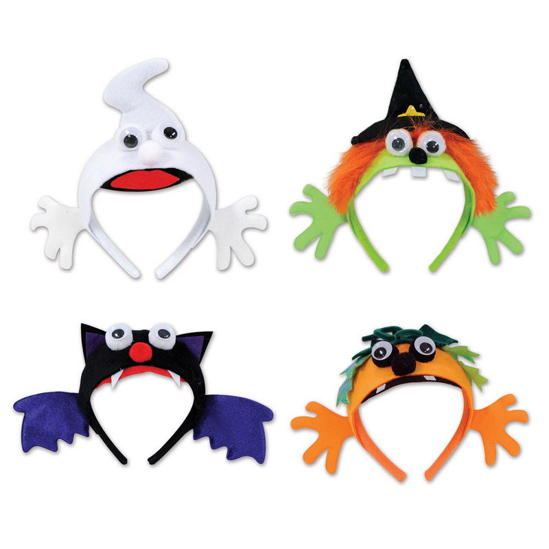 Halloween Headbands – (1/Card) by Beistle Boppers and Headbands