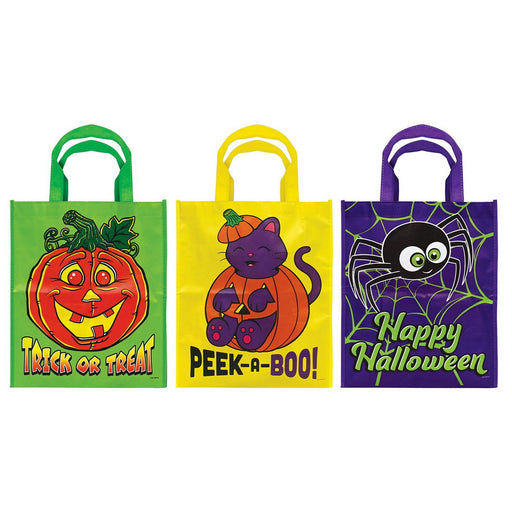 Trick Or Treat Bags – 15" x 12" – (1/Card) by Beistle for Halloween Treat/Favor Bags