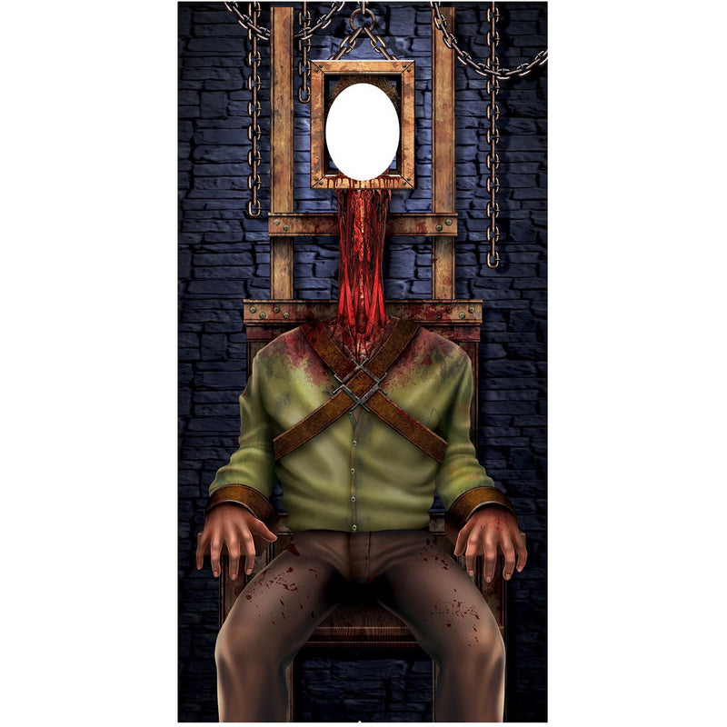 Head Ripper Photo Prop Stand-Up – 6' 1" x 3' 1½" – (1/Box) by Beistle for Halloween Photo Props