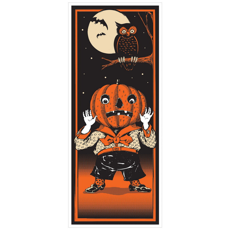 Vintage Halloween Door Cover – 6' x 30" – (1/Pkg) by Beistle for Halloween-Vintage Door Covers