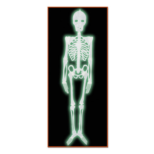 Plastic Nite-Glo Skeleton – 4' – (1/Pkg) by Beistle for Halloween