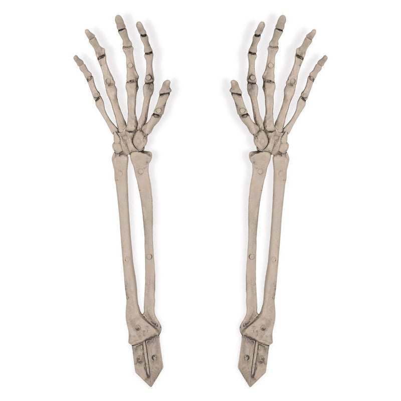 Plastic Skeleton Hand Yard Stakes – 17½" – (2/Pkg) by Beistle for Halloween Plastic Decorations