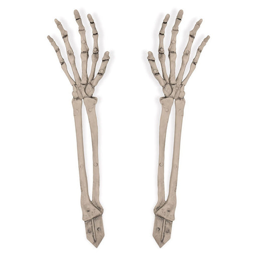 Plastic Skeleton Hand Yard Stakes – 17½" – (2/Pkg) by Beistle for Halloween Plastic Decorations