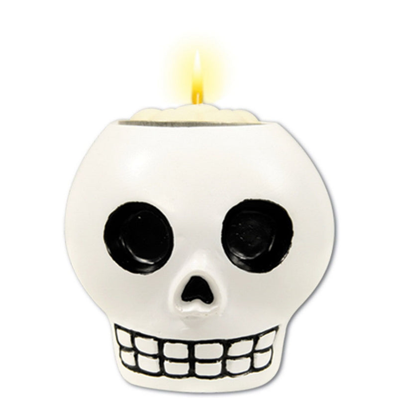 Decorate-Your-Own Tea Light Holder – 6 Oz by Beistle for Day of the Dead 3-D