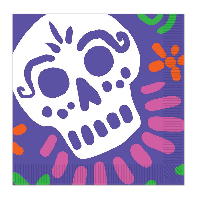 Day Of The Dead Luncheon Napkins – (16/Pkg) by Beistle Napkins-Lunch