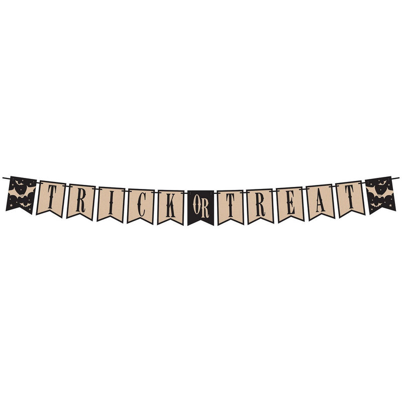 Trick Or Treat Streamer – 6" x 6' – (1/Pkg) by Beistle for Halloween Streamers