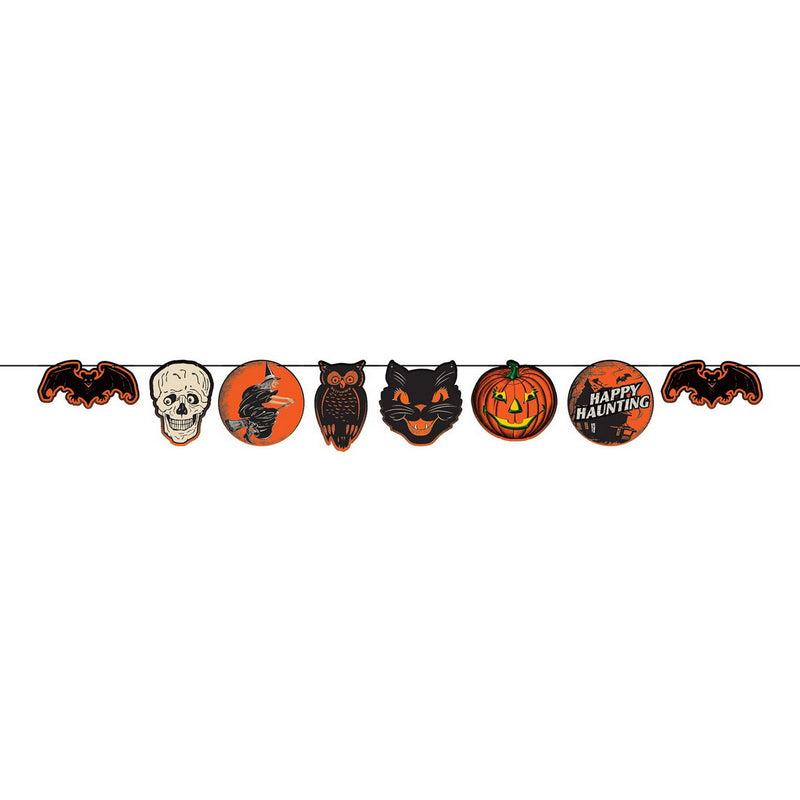 Vintage Halloween Streamer – 8" x 6' – (1/Pkg) by Beistle for Halloween-Vintage Streamers