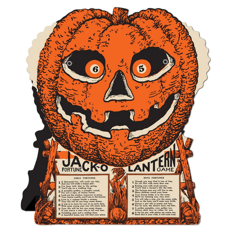 Vintage Hllwn J-O-L Fortune Wheel Game – 9" x 7½" – (1/Pkg) by Beistle for Halloween-Vintage Games