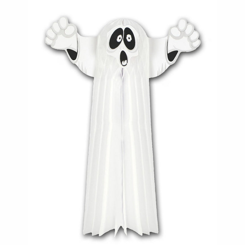 Tissue Hanging Ghost – 23" – (1/Pkg) by Beistle for Halloween Novelty Tissue