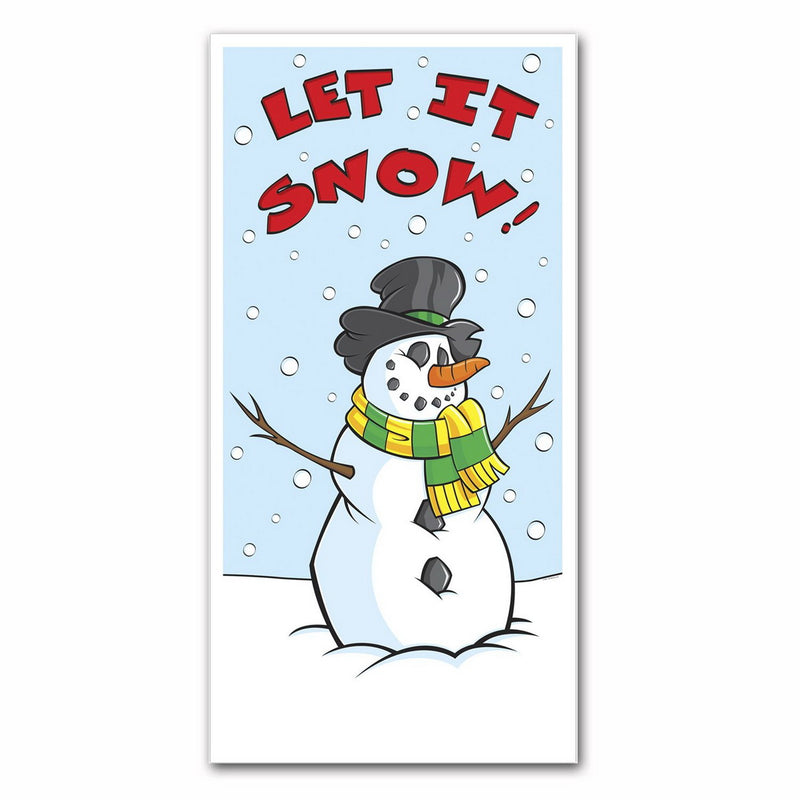 Winter Door Cover – 5' x 30" – (1/Pkg) by Beistle for Christmas and winter Door Covers