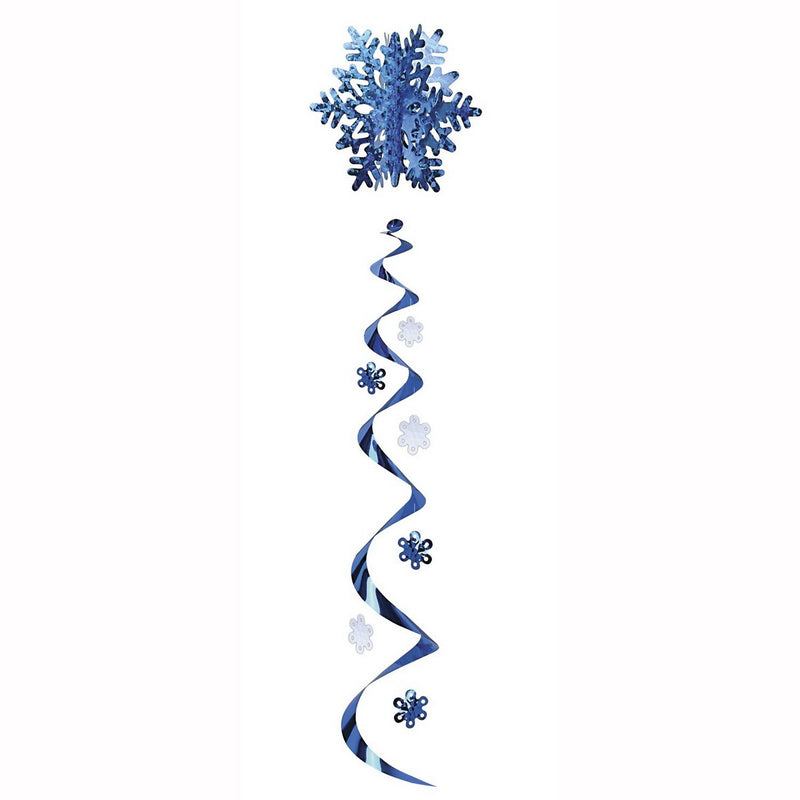 Jumbo Snowflake Whirl – 4' – (1/Pkg) by Beistle for Christmas and winter Whirls