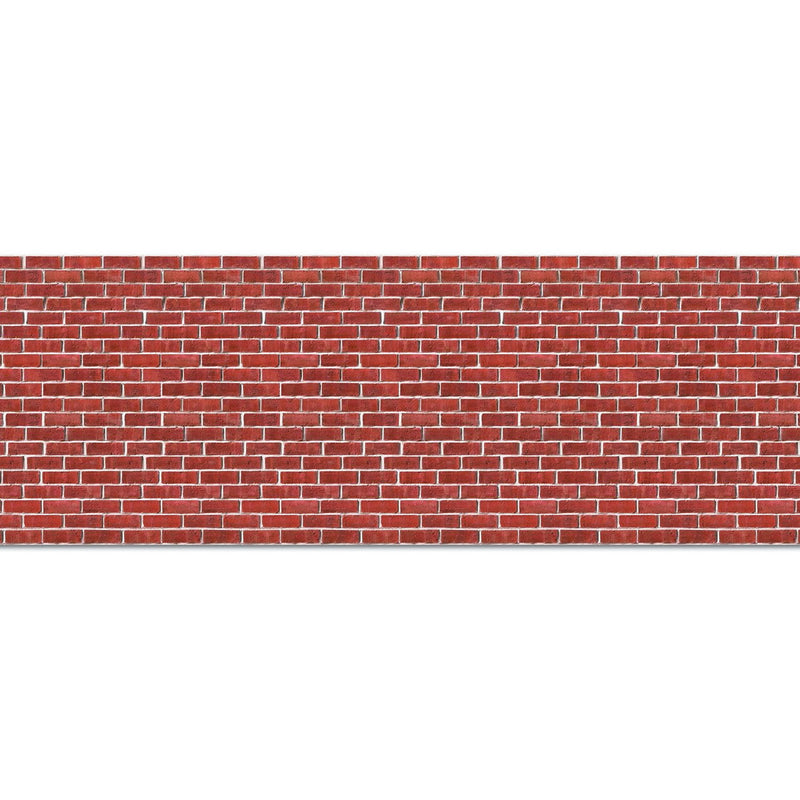 Brick Wall Backdrop – 4' x 30' – (1/Pkg) by Beistle for Christmas and winter Backdrops
