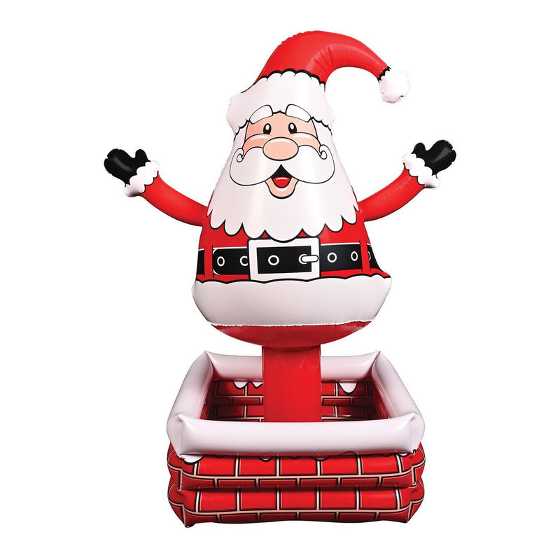 Inflatable Santa Cooler – 4'L x 25"W – (1/Box) by Beistle for Christmas and winter Inflatables