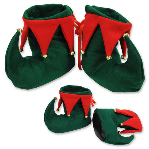 Elf Boots – (1 Pair/Card) by Beistle for Christmas and winter Accessories